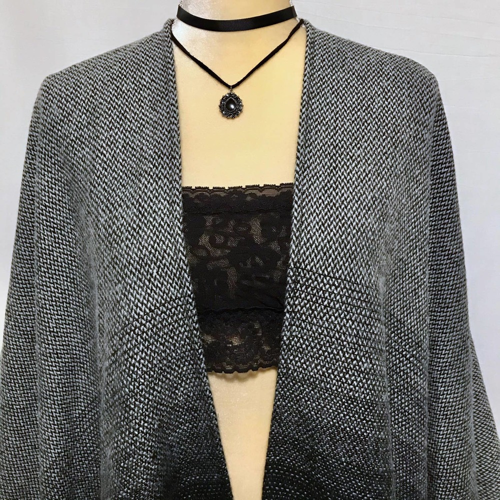 ❌SOLD❌ Ann Taylor Loft Ombré Poncho for Women One Size - Picture 2 of 8